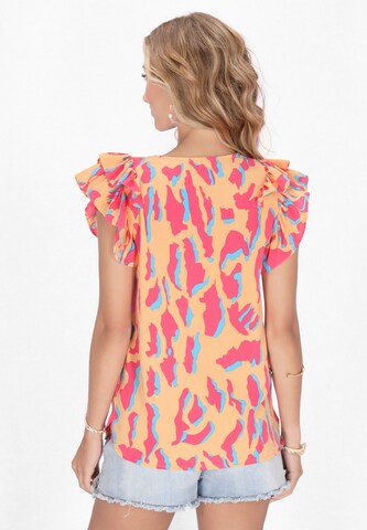 Chemisier IZIA en orange