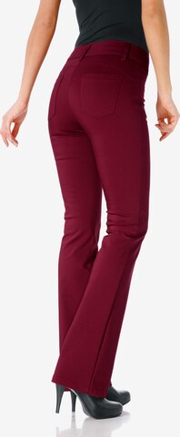 heine Flared Pants in Red