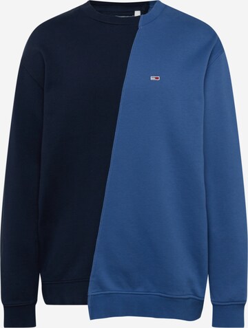 Sweat-shirt Tommy Jeans en bleu : devant