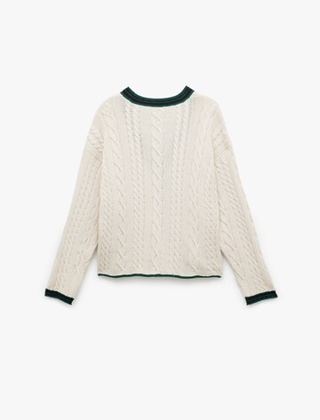 Koton Knit Cardigan in White
