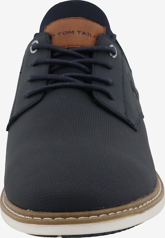 TOM TAILOR Lace-Up Shoes in Blue