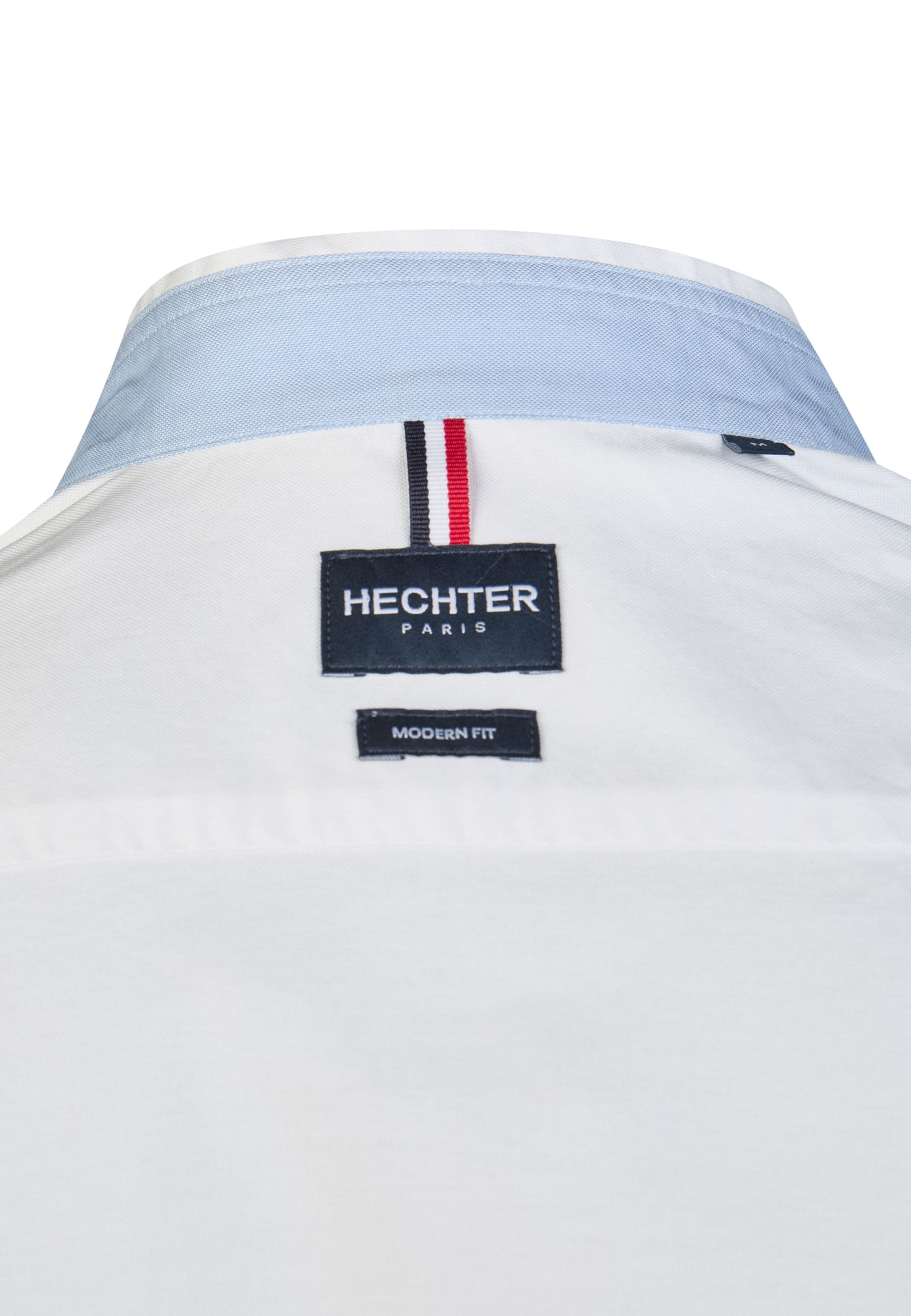 HECHTER PARIS Regular fit Zakelijk overhemd in Wit