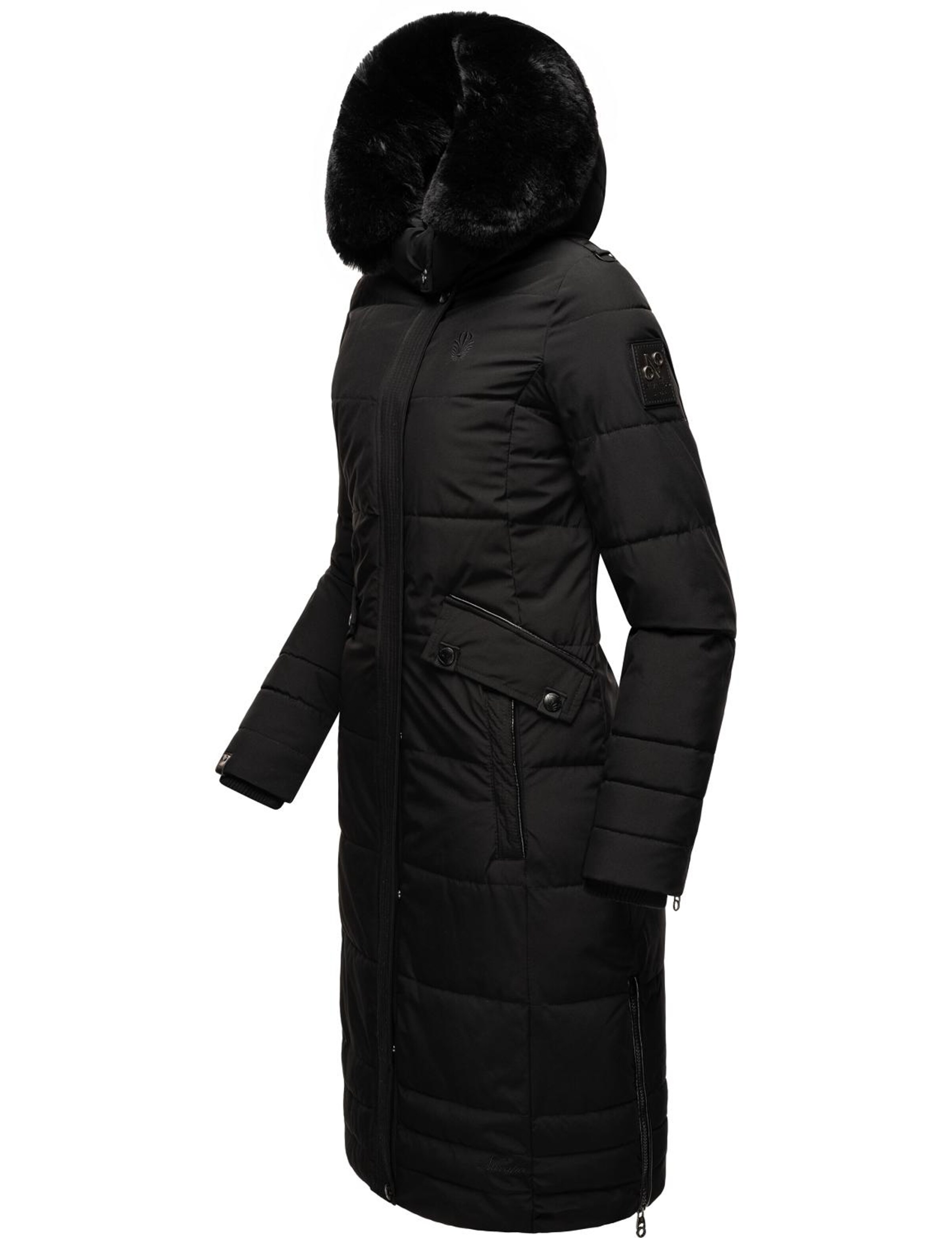 NAVAHOO Zimný kabát 'Fahmiyaa' - Čierna