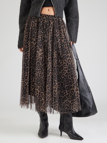 Herrlicher - Falda 'Vida' en marrón: frente