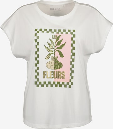 T-shirt BLUE SEVEN en blanc : devant