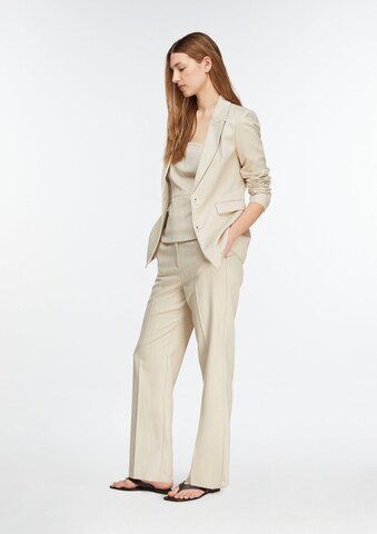Regular Pantalon COMMA en beige