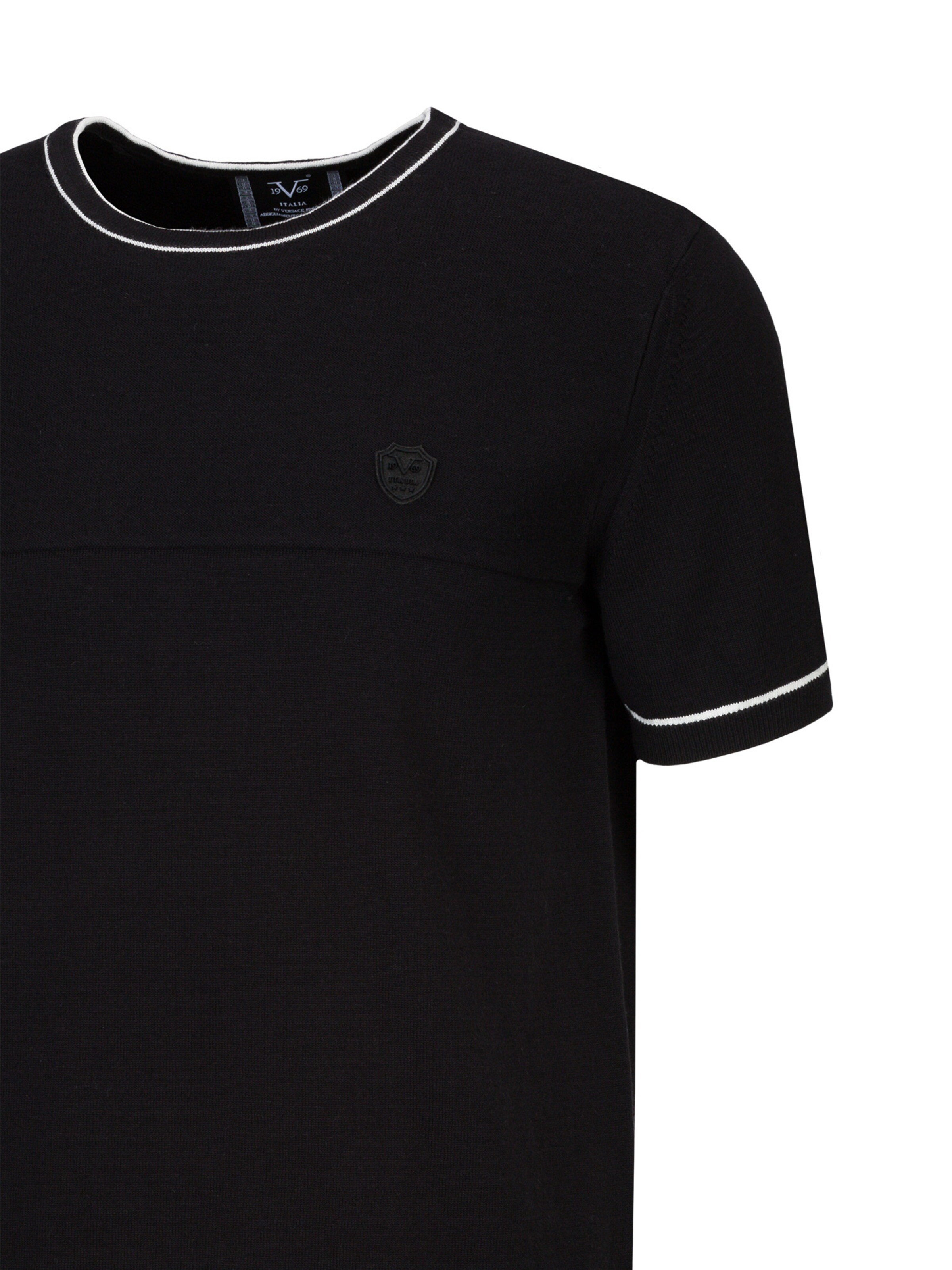 T-Shirt 'Marino' 19V69 ITALIA en noir