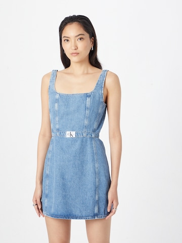 Calvin Klein Jeans Sukienka w kolorze niebieski: przód