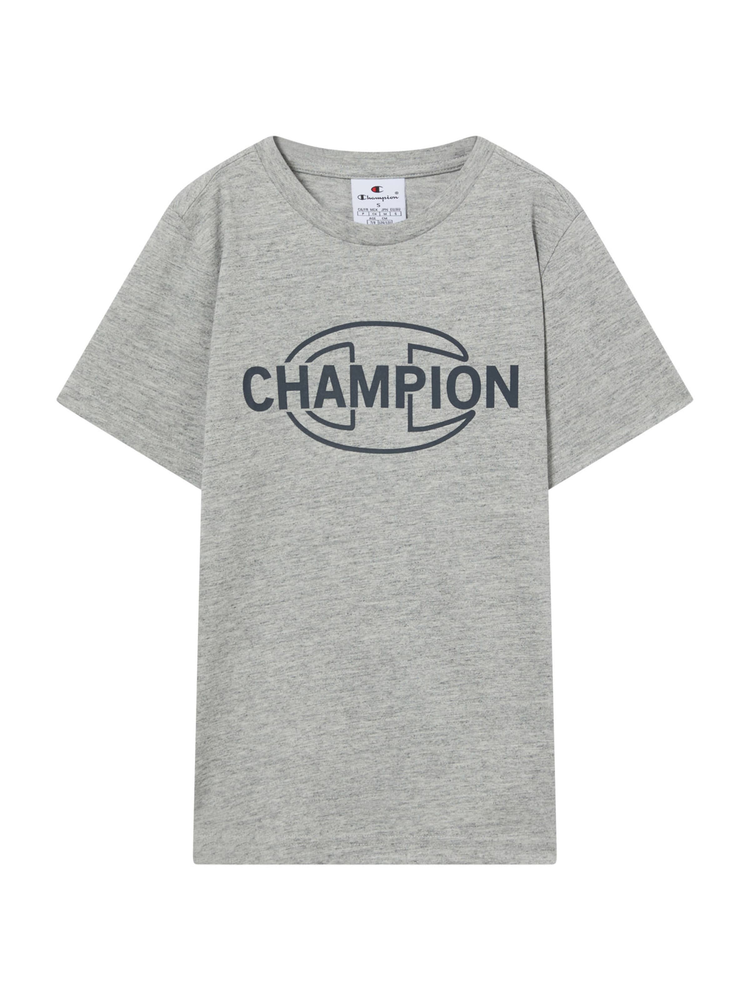 pelēks Champion Authentic Athletic Apparel T-Krekls: no priekšpuses