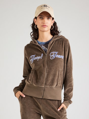 JOOP! Jeans Sweatjacke 'Torina' in Grün: Vorderseite