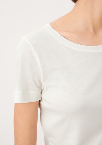 T-shirt s.Oliver BLACK LABEL en blanc