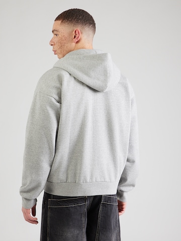 WEEKDAY Zip-Up Hoodie in Grey
