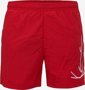 Karl Kani Regular Shorts in Rot: predná strana