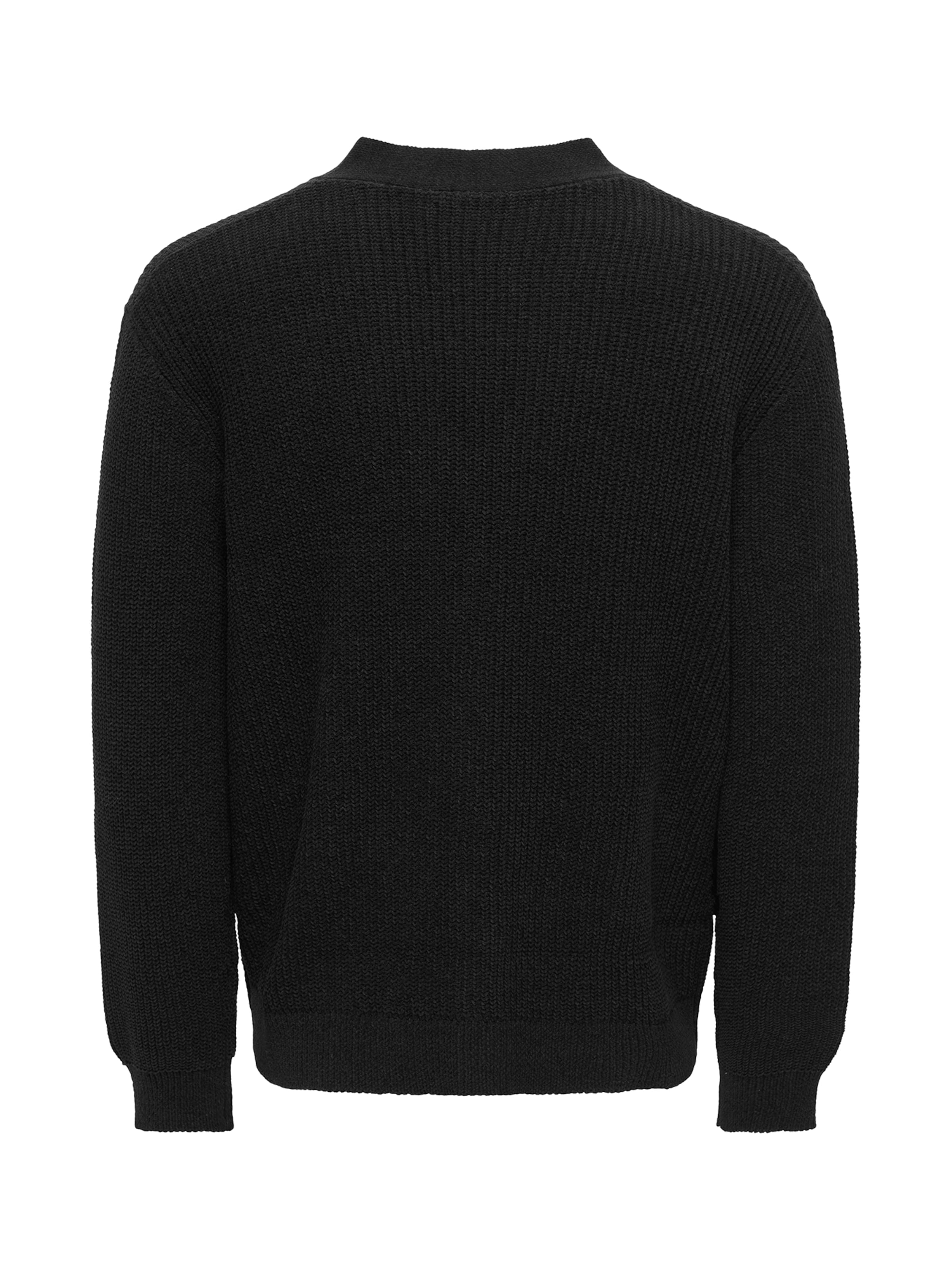 Only & Sons Вязаная кофта 'ONSROME' в Черный
