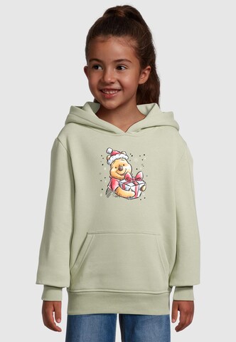 ABSOLUTE CULT Sweatshirt 'Winnie the Pooh - Presents' in Grün: Vorderseite