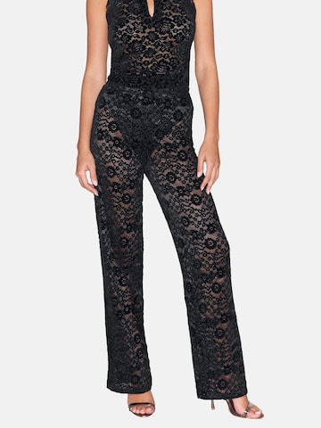 Lipsy Wide leg Broek in Zwart: voorkant