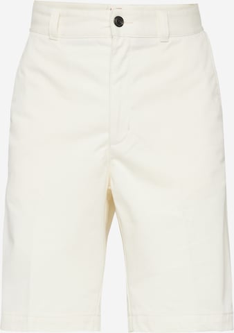 Pantaloni chino 'Darik' di HUGO Red in bianco: frontale