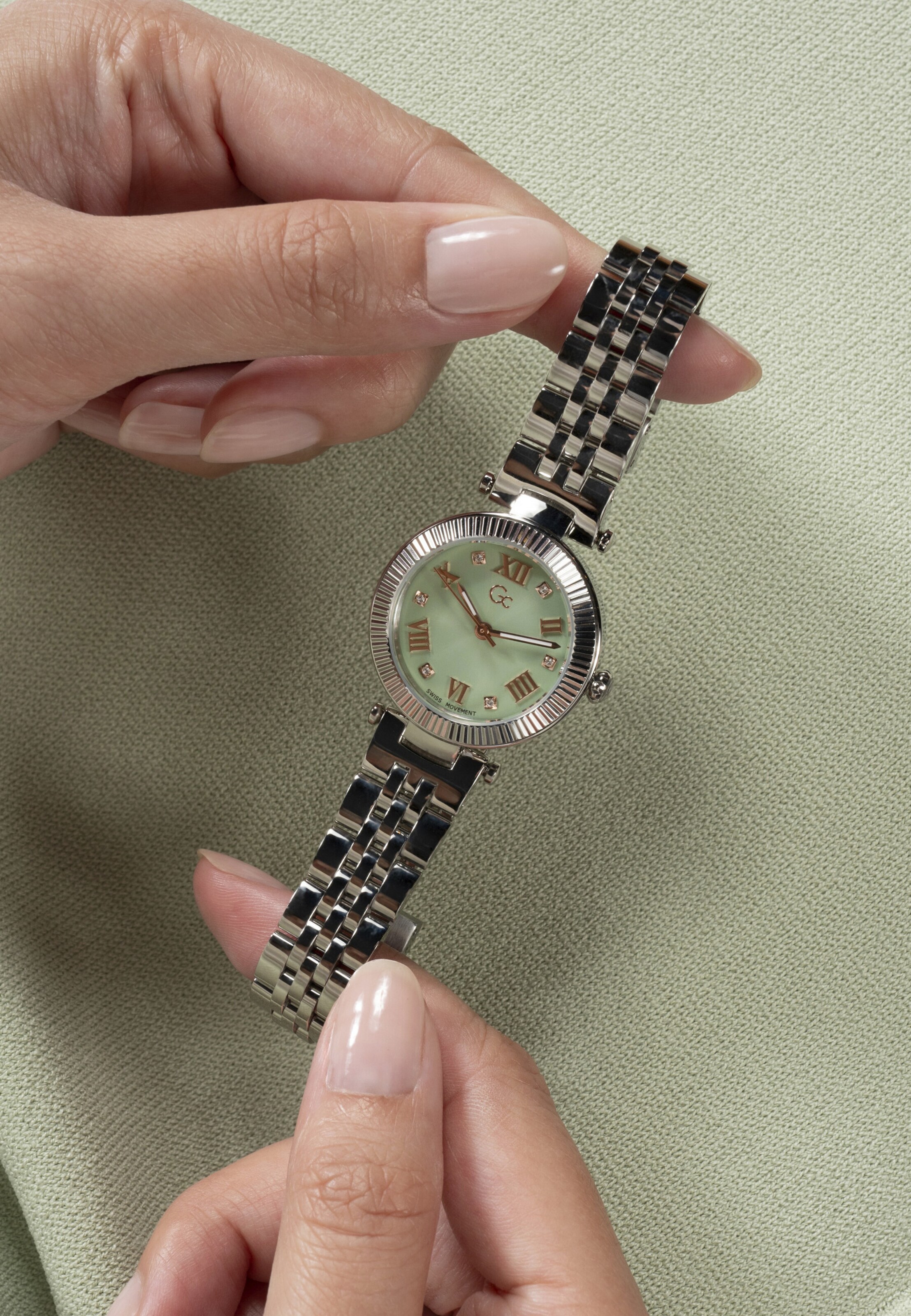 Orologio analogico 'Flair' di Gc in argento