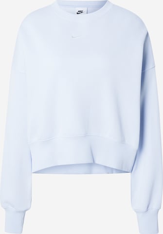 Nike Sportswear Dressipluus 'Phoenix Fleece', värv sinine: eest vaates