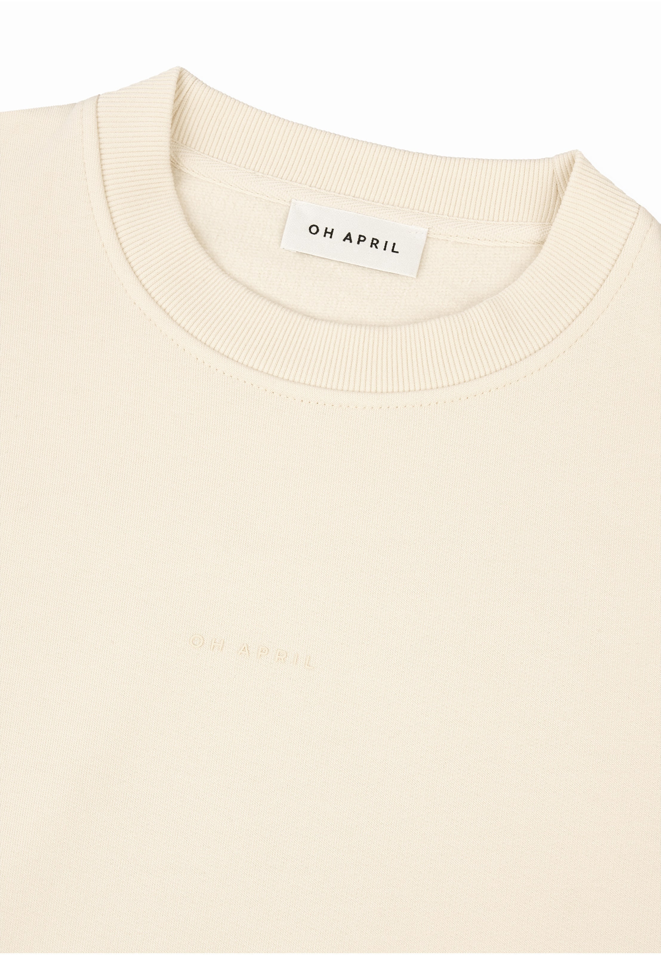 OH APRIL Sweatshirt in Beige