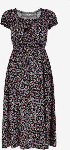 Apricot Kleid in Blau: Vorderseite