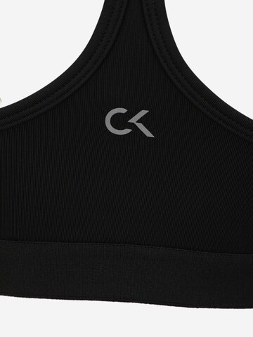 Calvin Klein Sport Õlapaelteta topp Rinnahoidja, värv must
