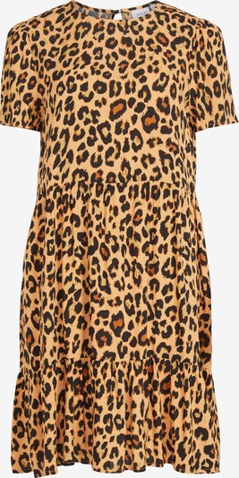 VILA Kleid 'Paya' in braun / dunkelbraun / orange, Produktansicht