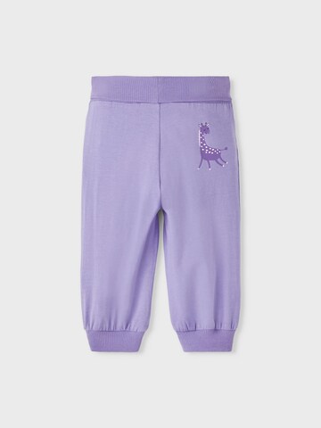 NAME IT Tapered Pants 'OTILDA' in Purple