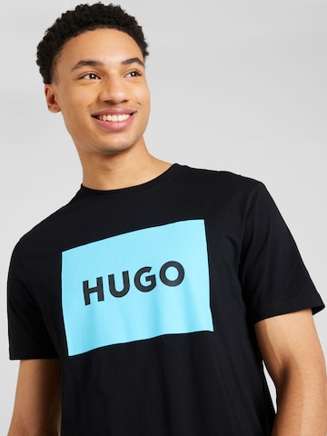 HUGO Red T-Shirt 'Dulive222' in Schwarz