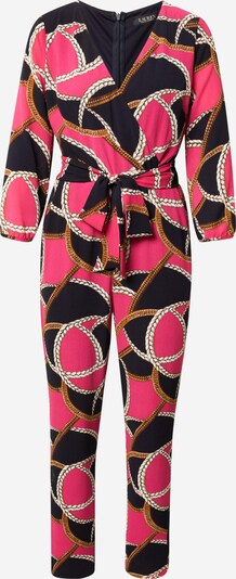 Lauren Ralph Lauren Jumpsuit 'MEAGAN' i guld / grå / pink / sort / hvid, Produktvisning