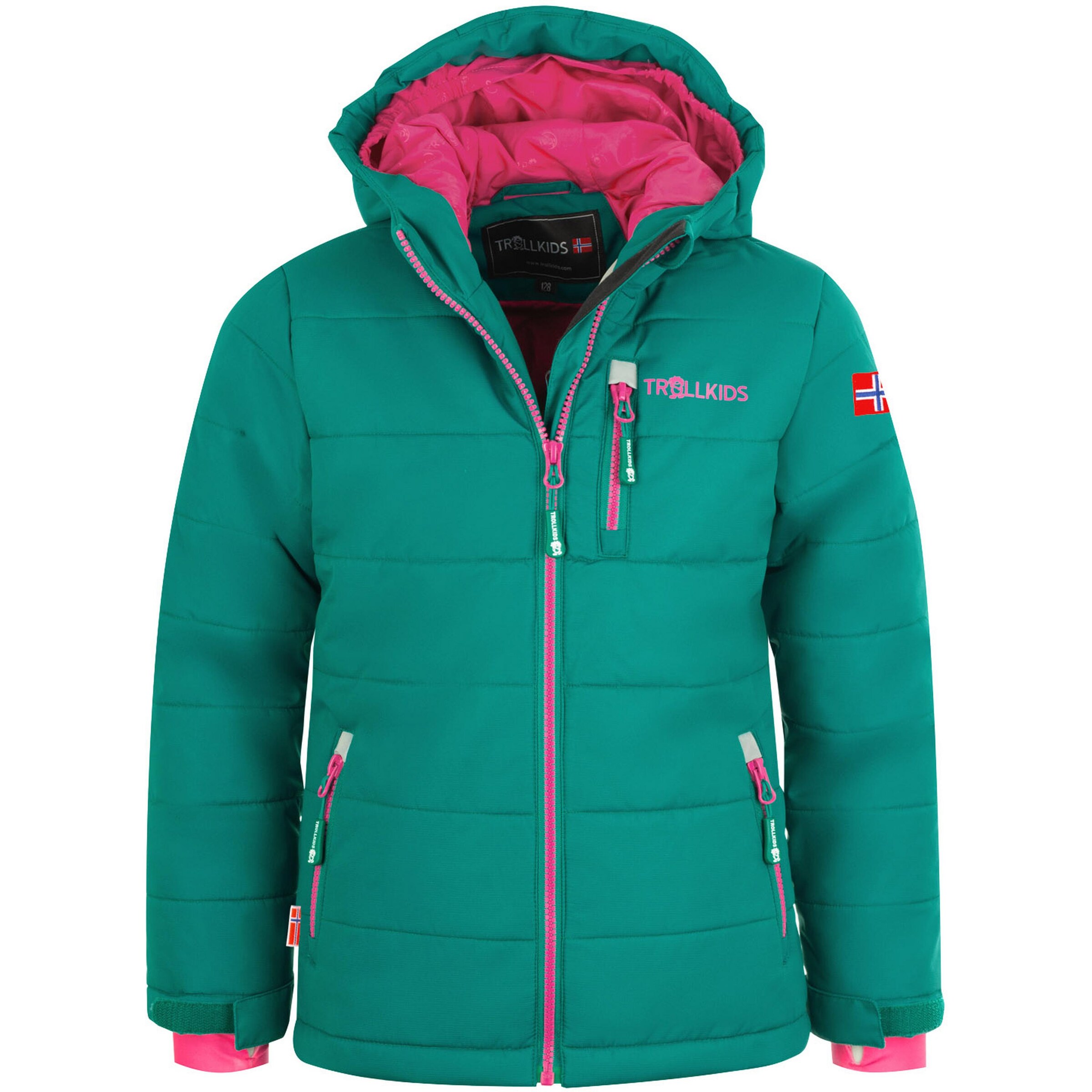 TROLLKIDS Athletic Jacket 'Hemsedal' in Green: front