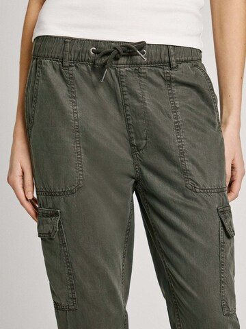 Pepe Jeans Tapered Cargobroek 'New Crusade' in Groen