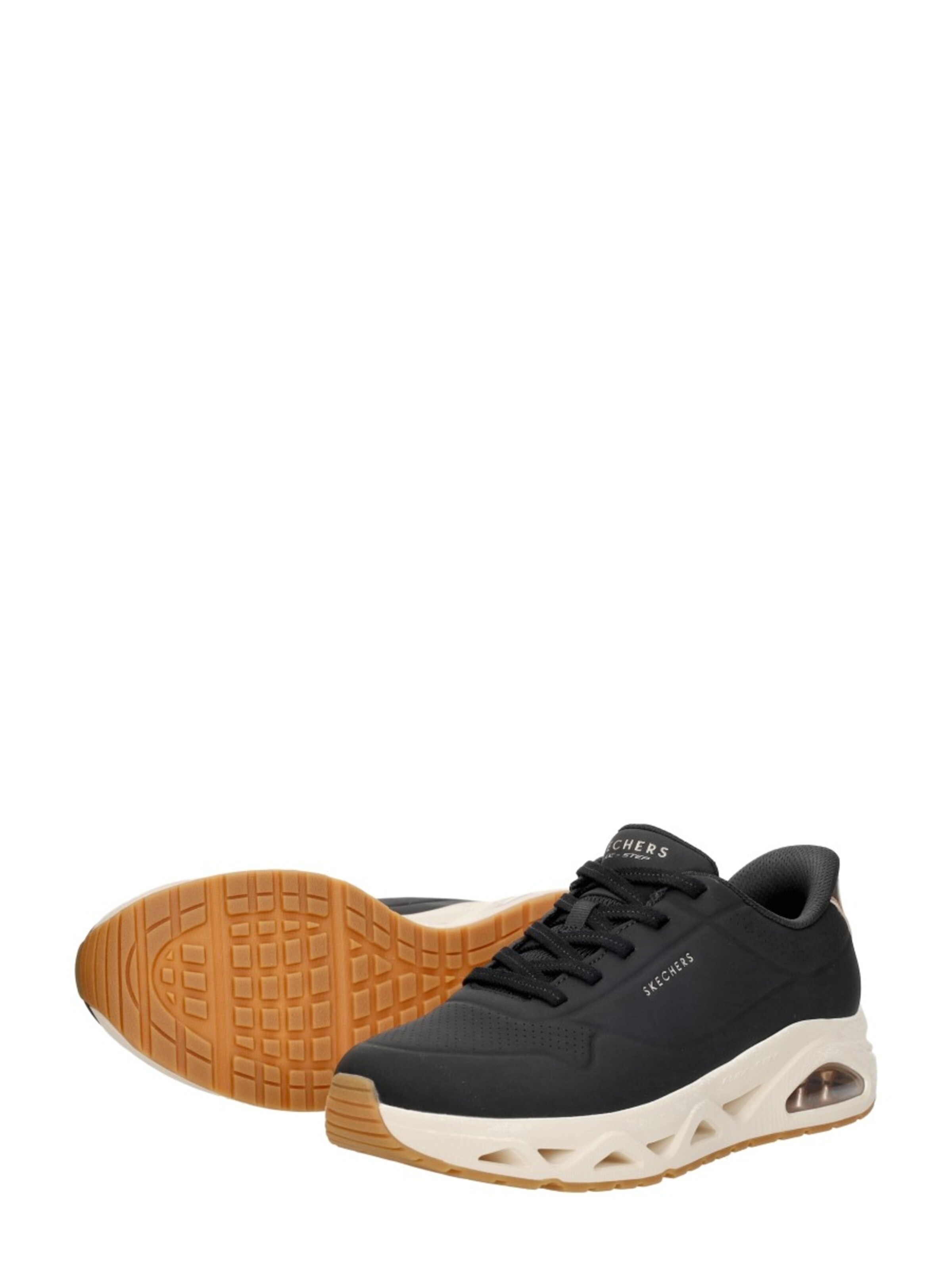 SKECHERS Sneakers laag 'Slip-Ins: Uno Glide Step - Glide On Air' in Zwart