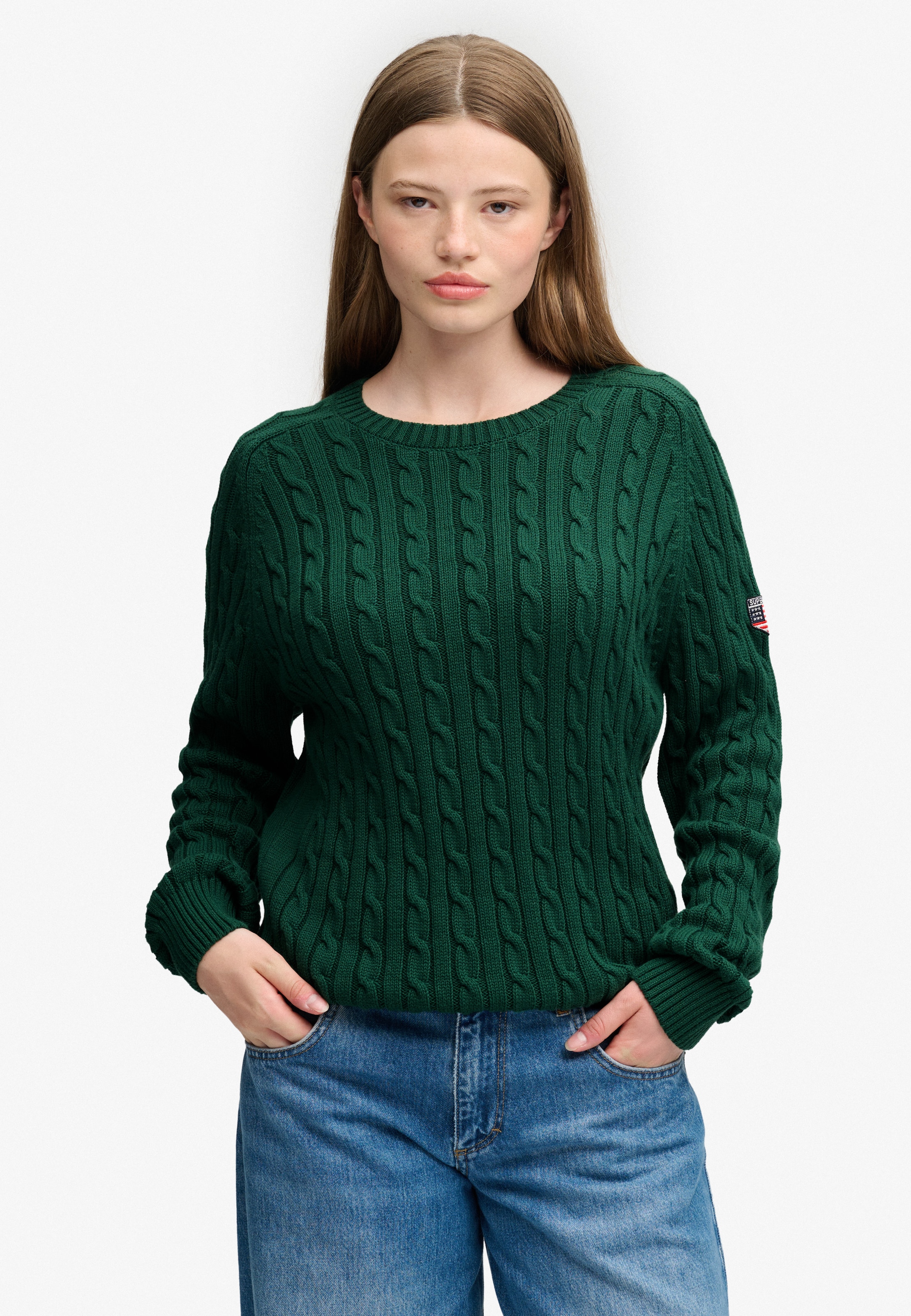 Pull-over Superdry & Co en vert : devant