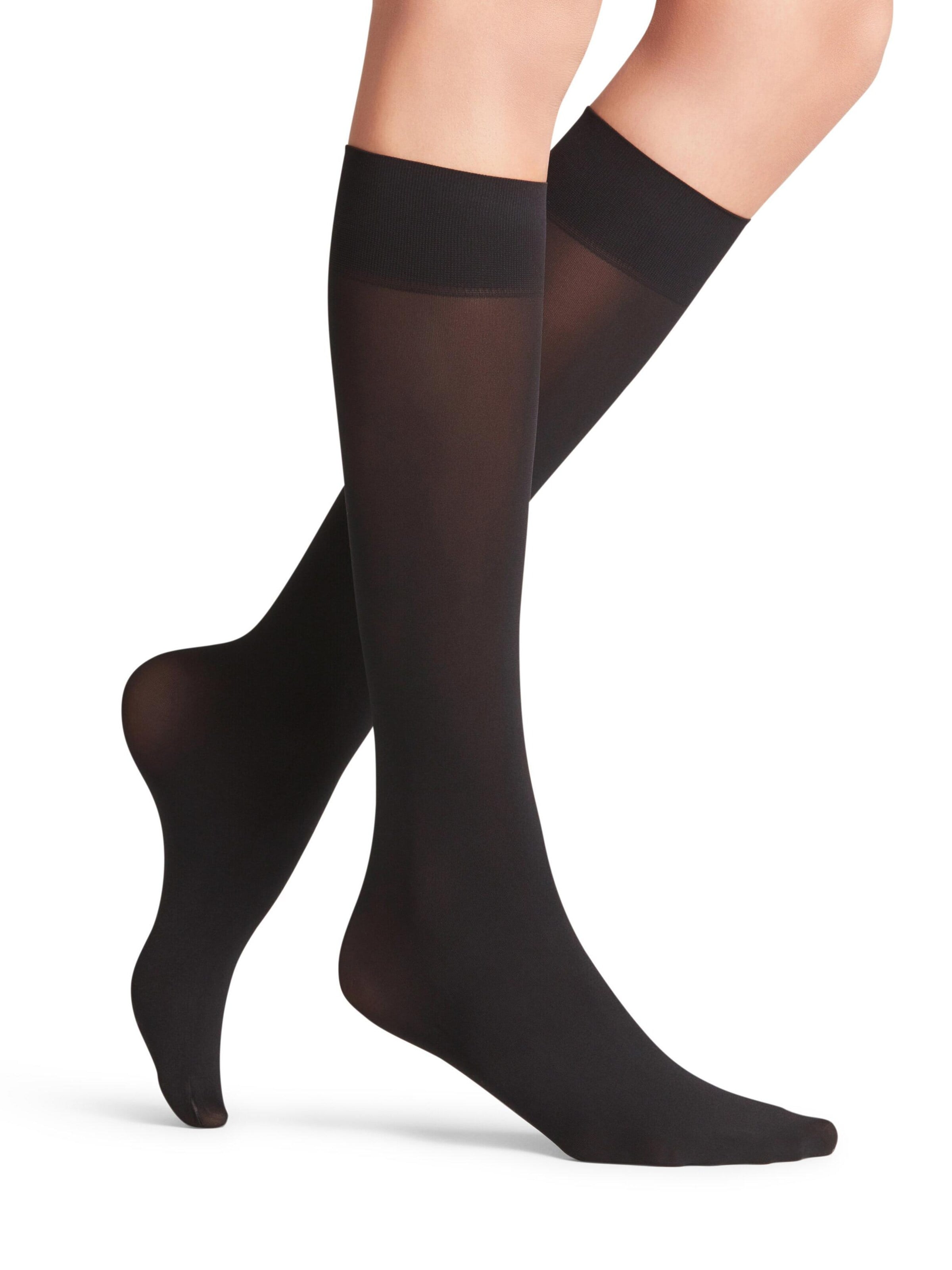 Chaussettes montantes FALKE en noir