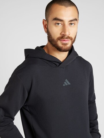 ADIDAS PERFORMANCE Αθλητική μπλούζα φούτερ 'Designed For Training' σε μαύρο