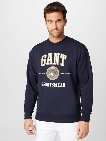 GANT Sweatshirt in Blau: Vorderseite