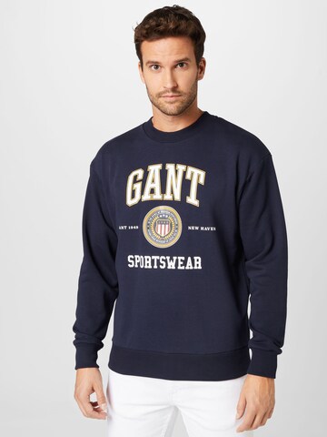 GANT Sweatshirt in Blue: front