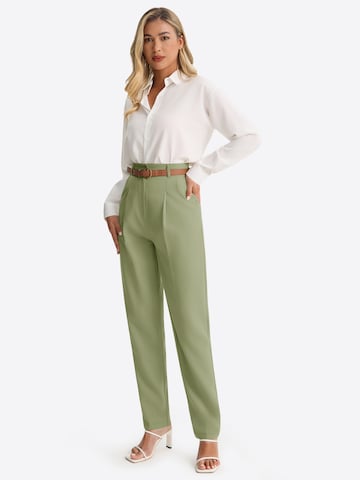 Imily Bela - Tapered Pantalón plisado en verde