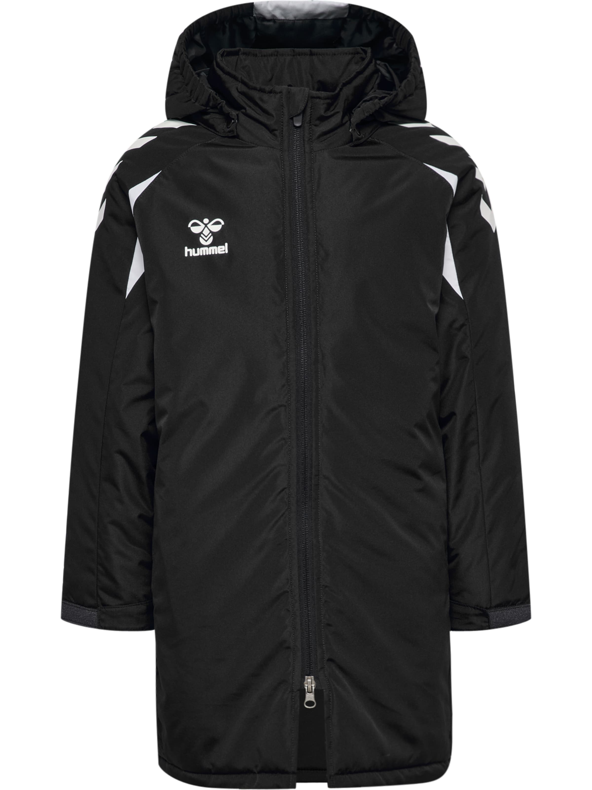 Hummel Sportjas in Zwart: voorkant
