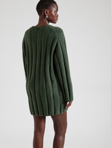 WEEKDAY Knit dress 'Fiona' in Green