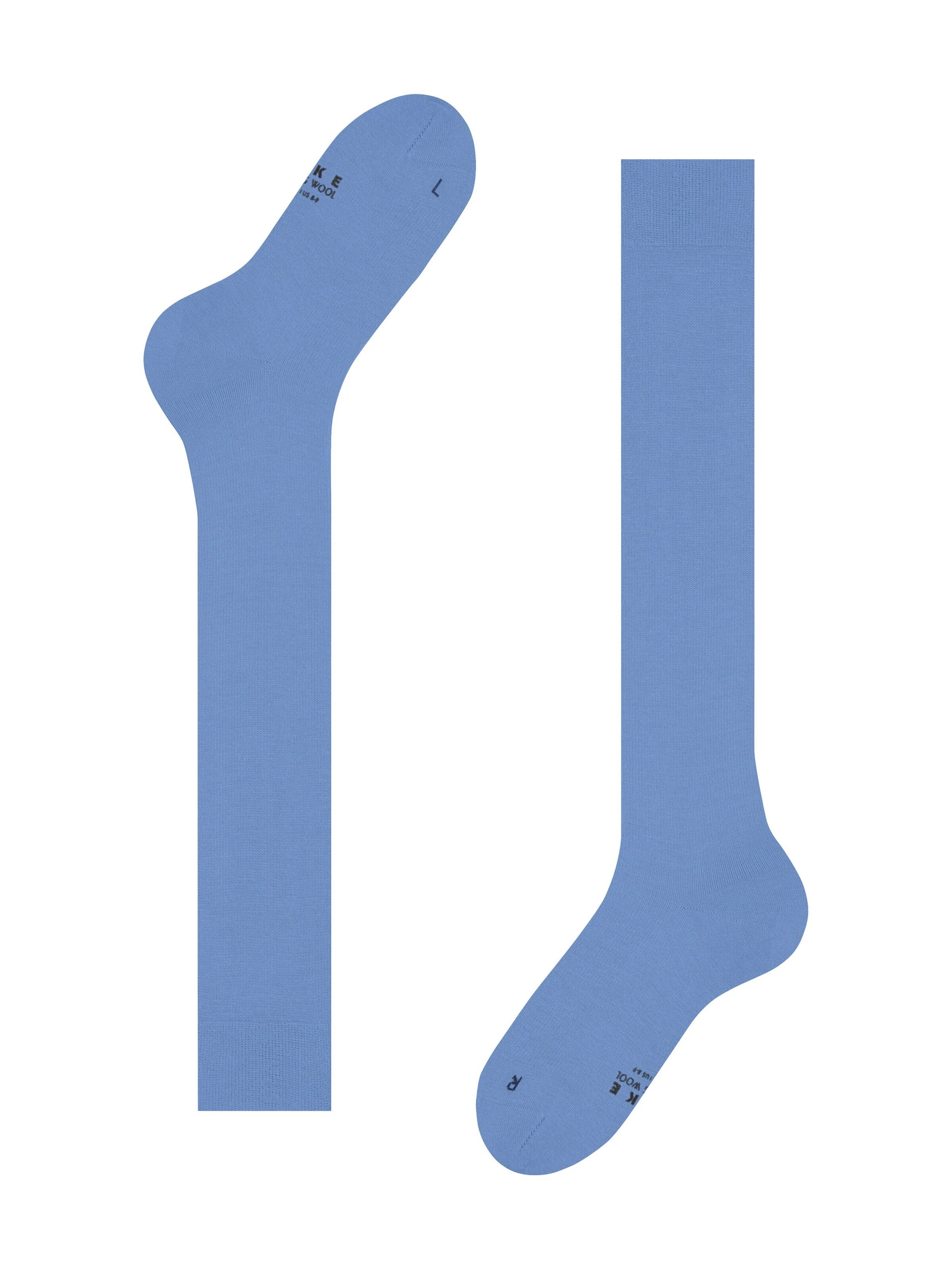 FALKE Knee High Socks 'Energizing Wool' in Blue