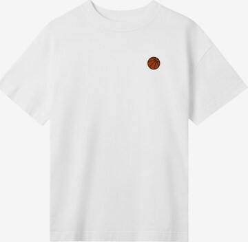 F4NT4STIC Shirt 'Basketball' in White: front