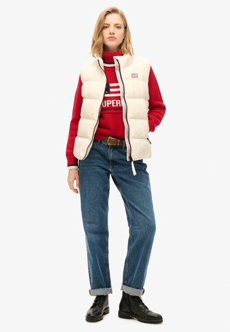 Superdry & Co Bodywarmer in Wit