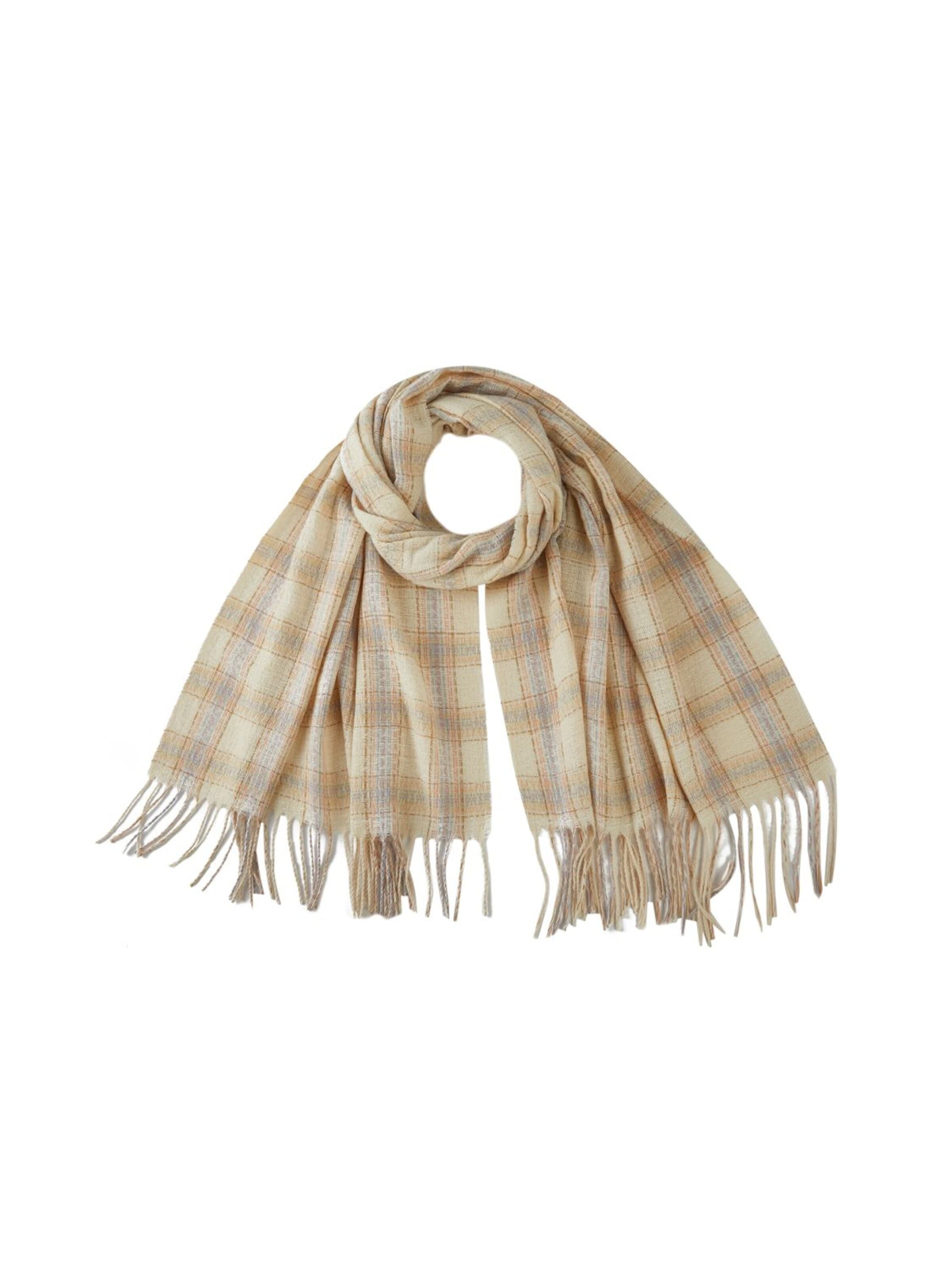 19V69 ITALIA Schal 'STELLA'‌‌‌‌‌‌ in Beige: Vorderseite