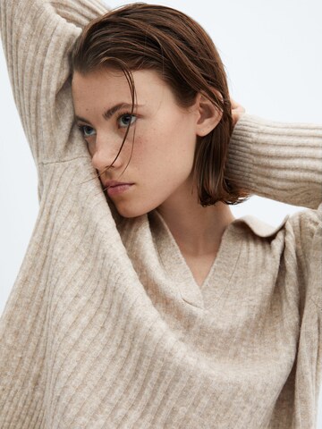 MANGO Pullover 'BOWL' in Beige