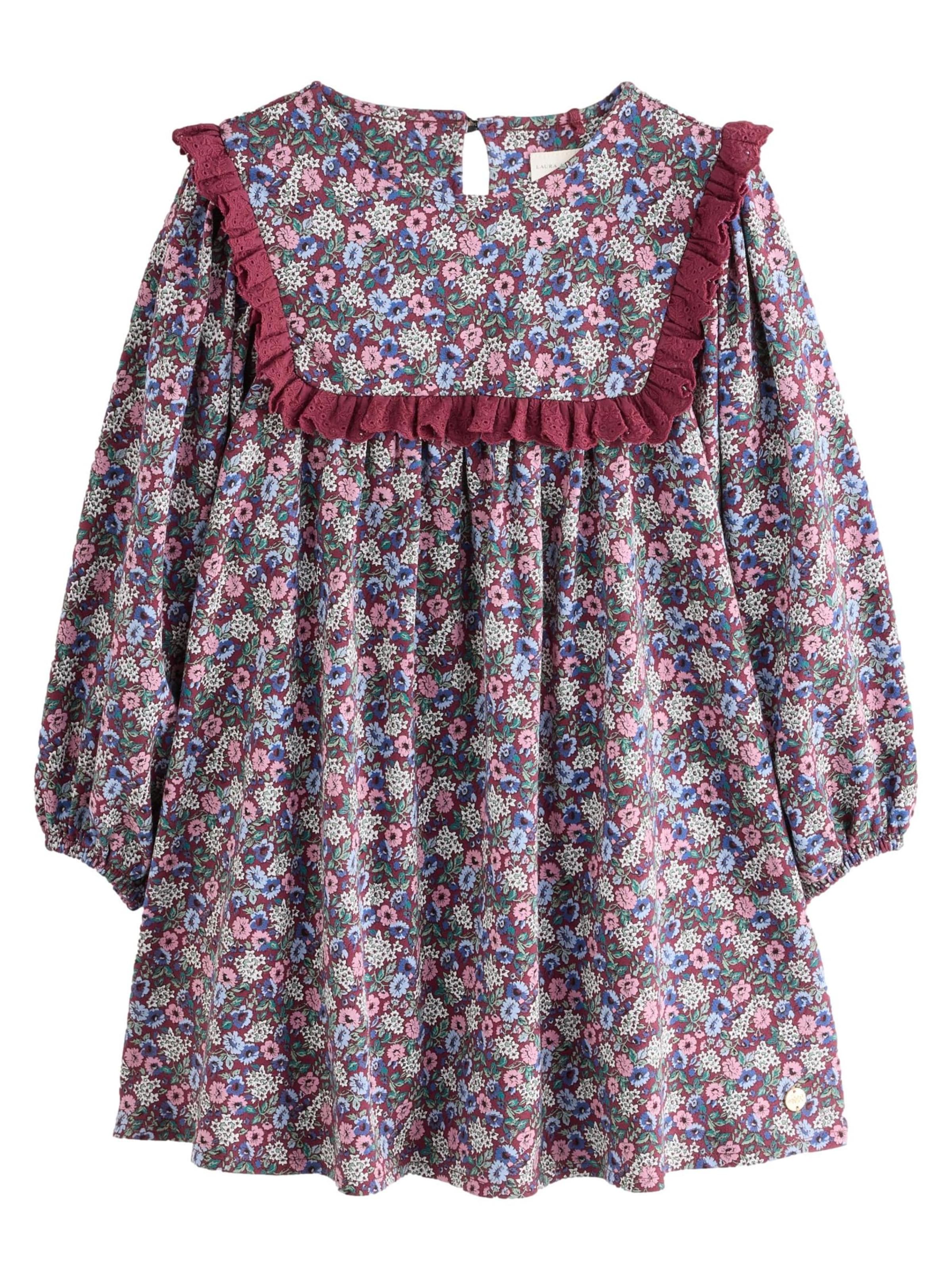 Robe LAURA ASHLEY en violet : devant