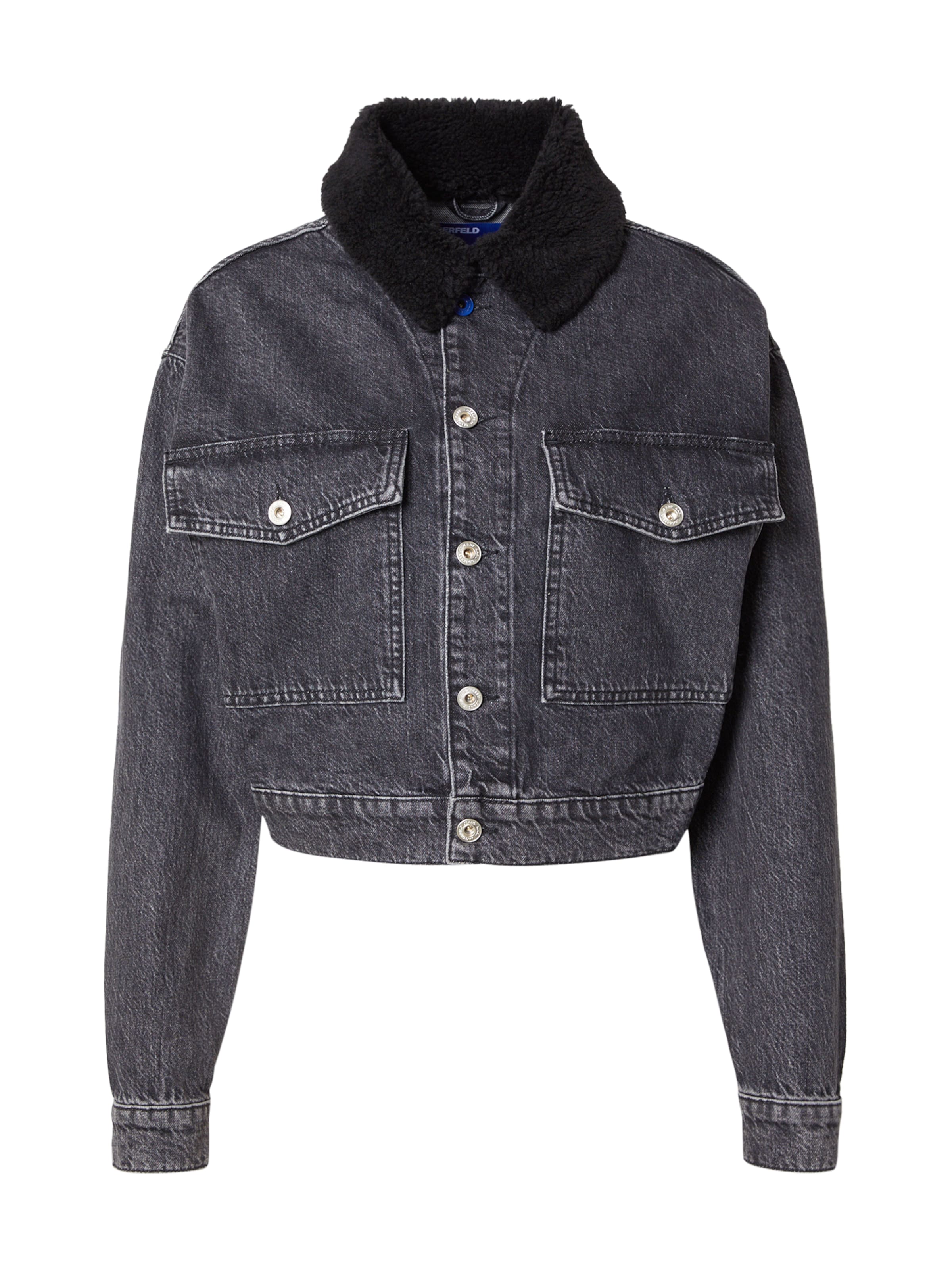 KARL LAGERFELD JEANS Overgangsjakke i grå: forside