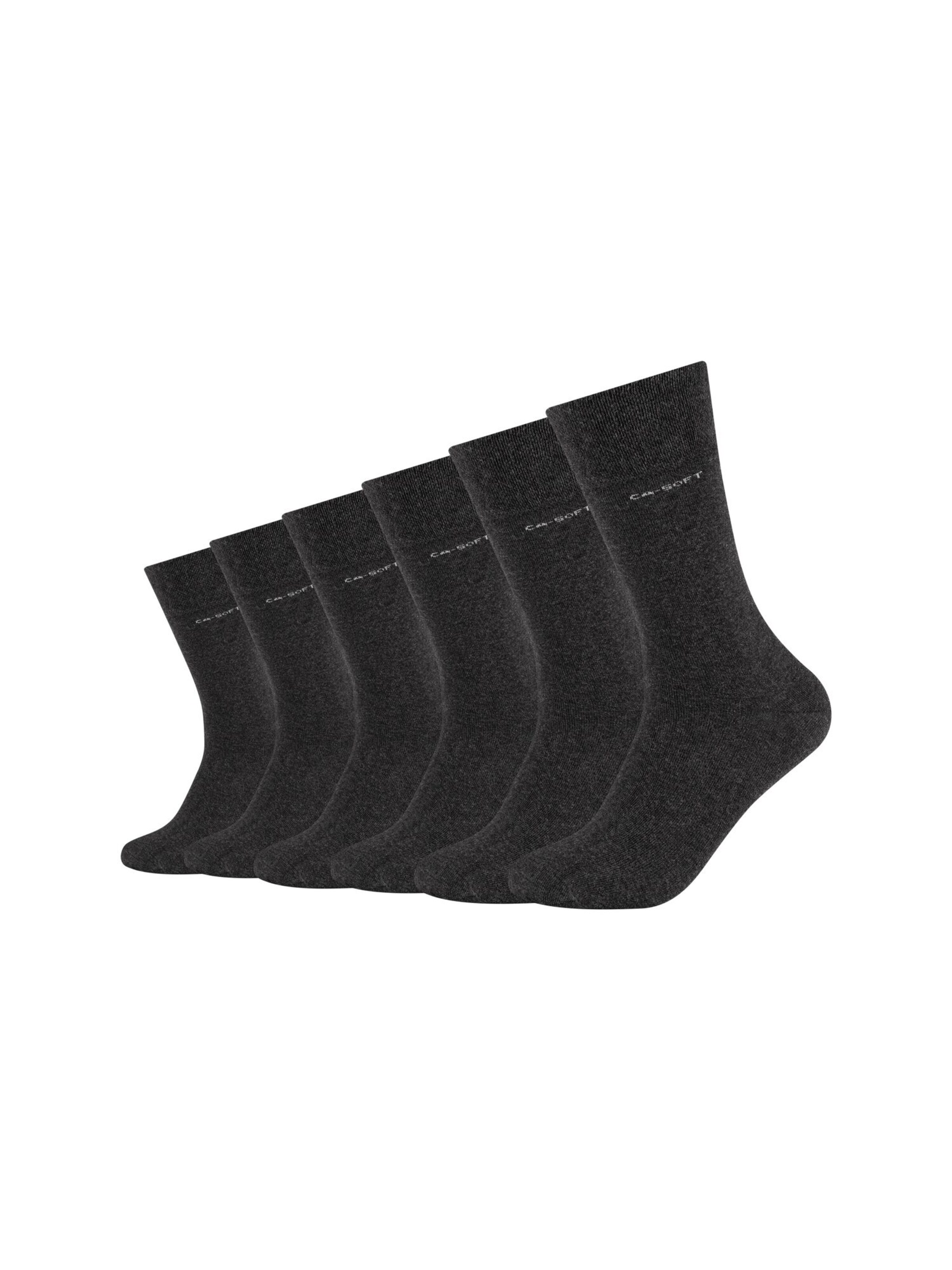 camano Socken in Grau: Vorderseite