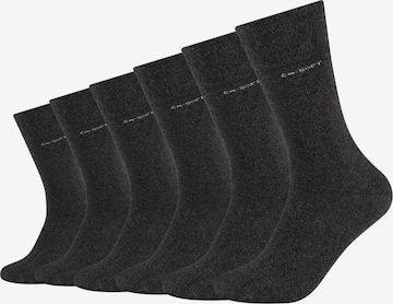 camano Socken in Grau: Vorderseite